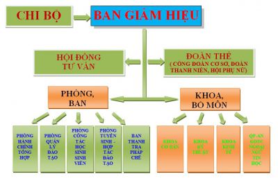 Bộ máy quản lý  nhà trường