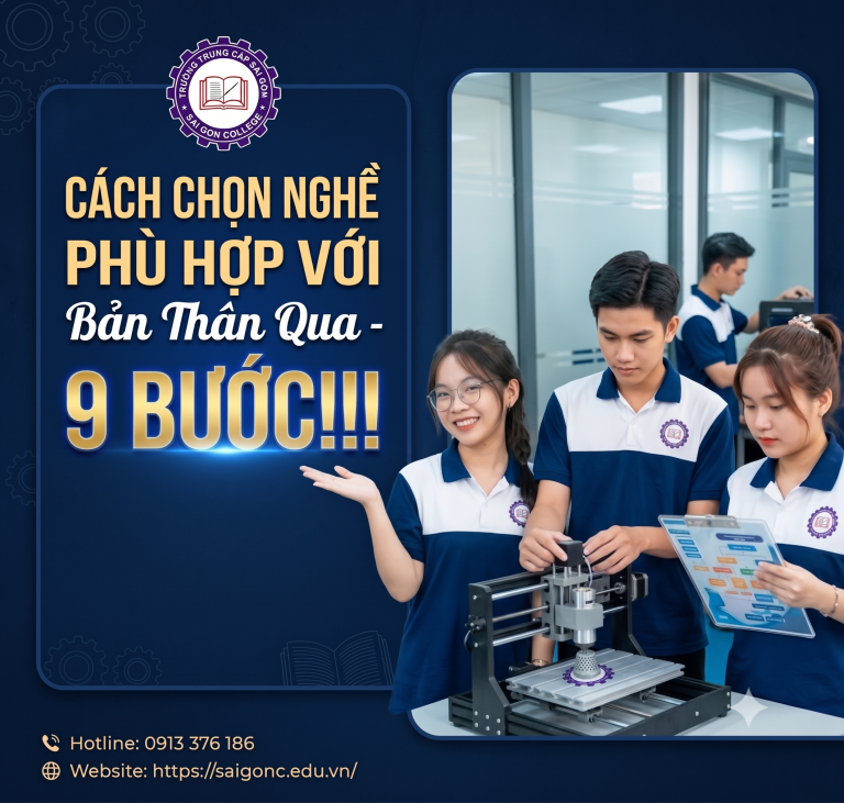 CÁCH CHỌN NGHỀ PHÙ HỢP VỚI BẢN THÂN QUA 9 BƯỚC!!!