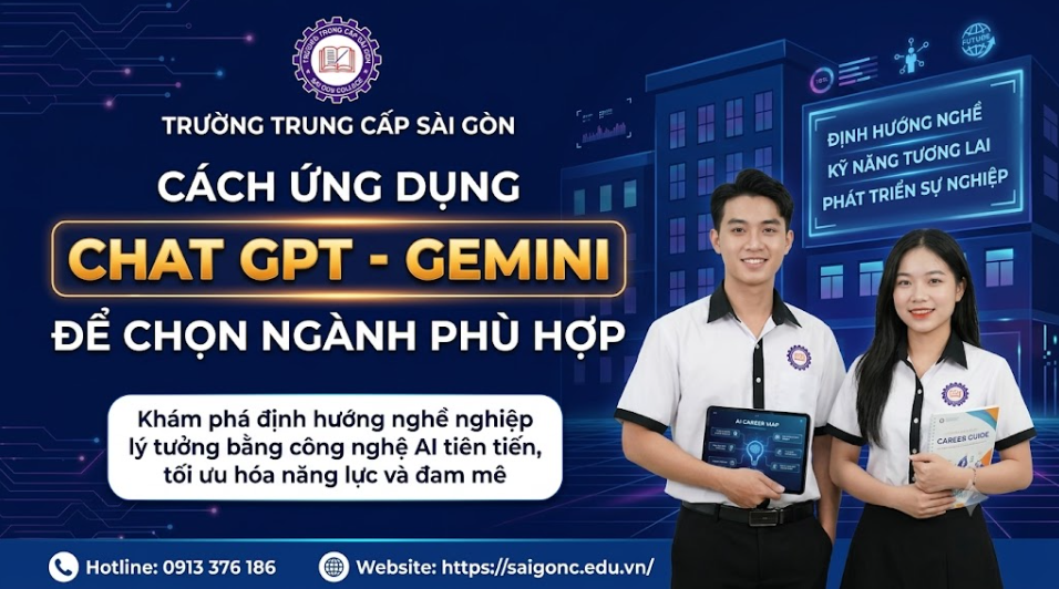 Cách ứng dụng CHAT GPT – GEMINI để chọn ngành học phù hợp!
