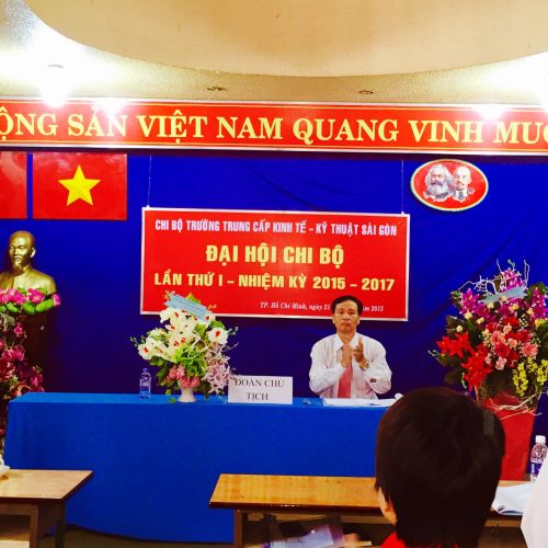 Đại hội chi bộ nhiệm kỳ 2015 – 2017.