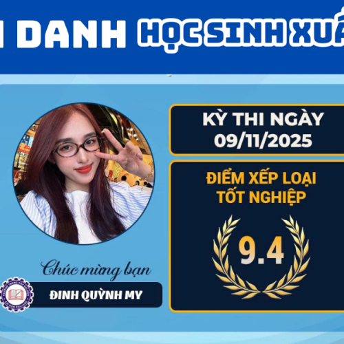 VINH DANH HỌC SINH XUẤT SẮC TRONG KỲ THI TỐT NGHIỆP NĂM 2025
